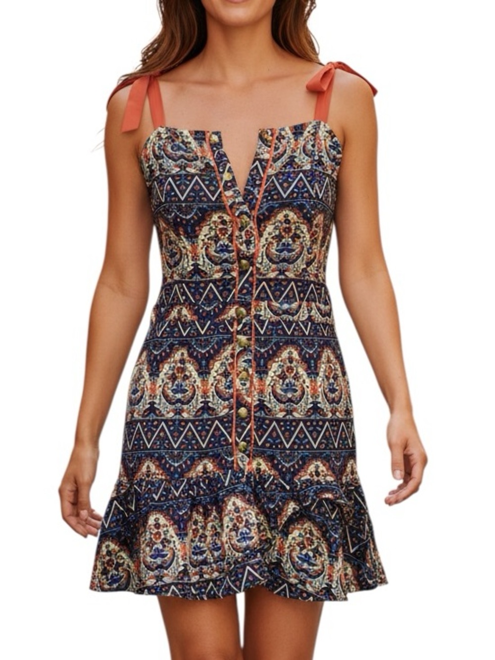 LUCCA COUTURE: Snap Button Dress - Size Small